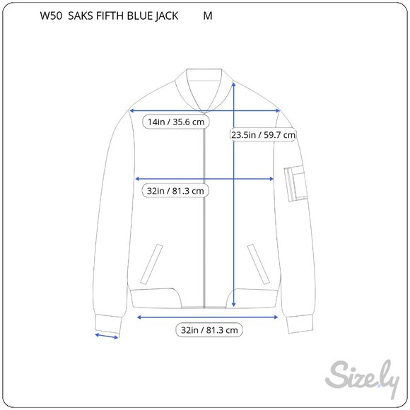 Saks Fifth Avenue Women's M Blue Leather Trim Cotton Waffle Weave Lined Jacket - Picture 12 of 12